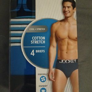 NWT Jockey Brand Cotton Stretch Briefs Size Medium